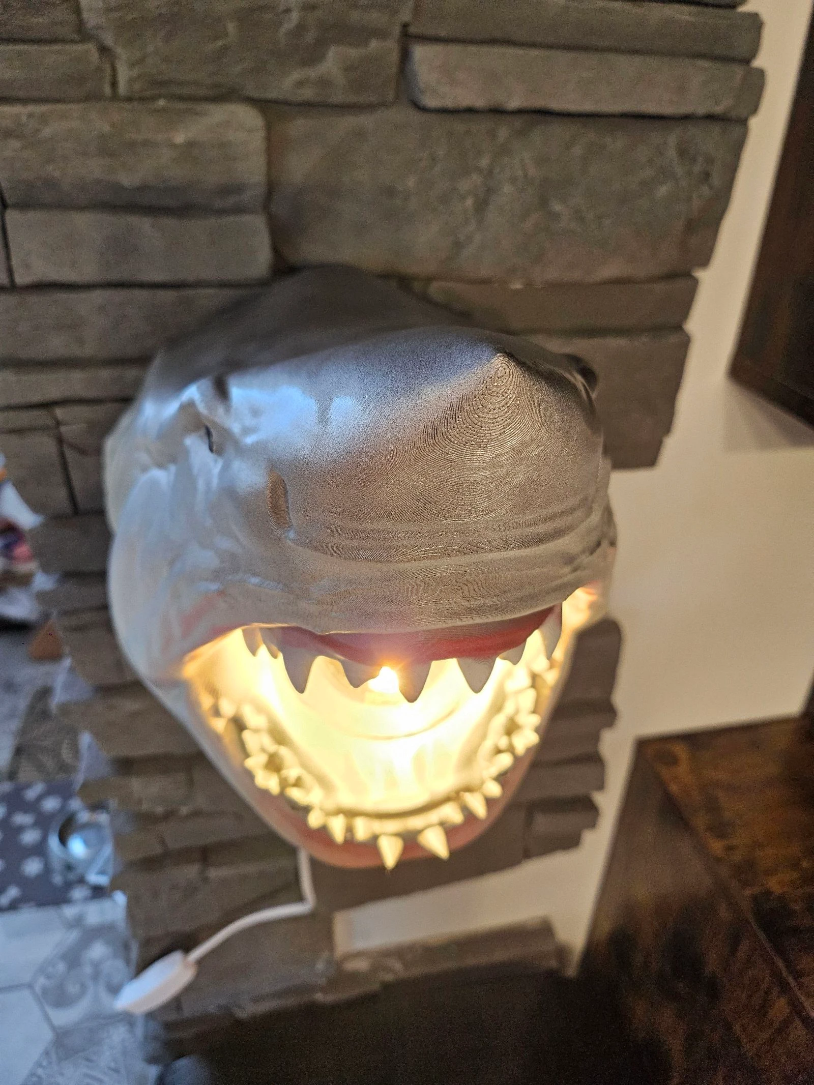 Lampe grand Requin blanc – photo 7